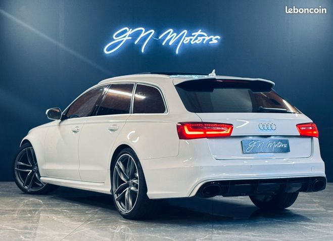 Audi RS6 Avant 4.0 V8 TFSI 560ch quattro Tiptroni Blanc de 2013