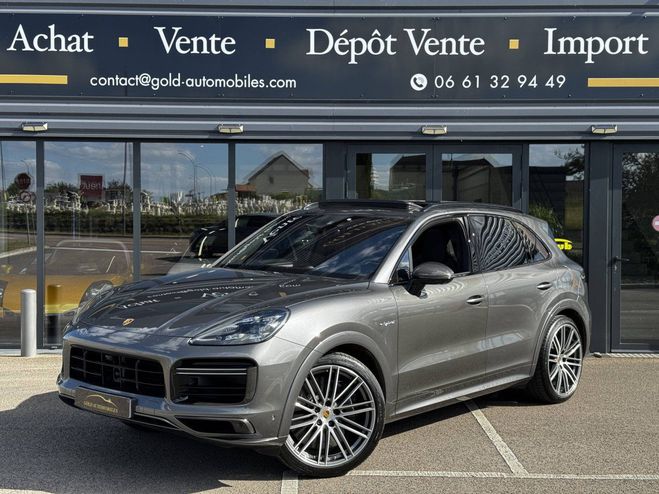 Porsche Cayenne III 4.0 680ch Turbo S E-Hybrid Euro6d-T- Gris Quartz Mtallis de 2021