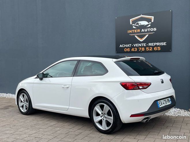 Seat Leon FR 2.0 TDI 150ch Blanc de 2016