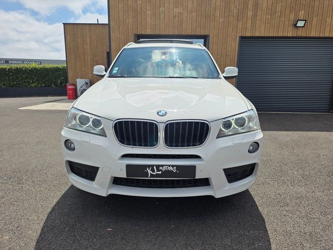 BMW X3 2.0D X-DRIVE PACK M SPORT / TOIT OUVRANT Blanc de 2014