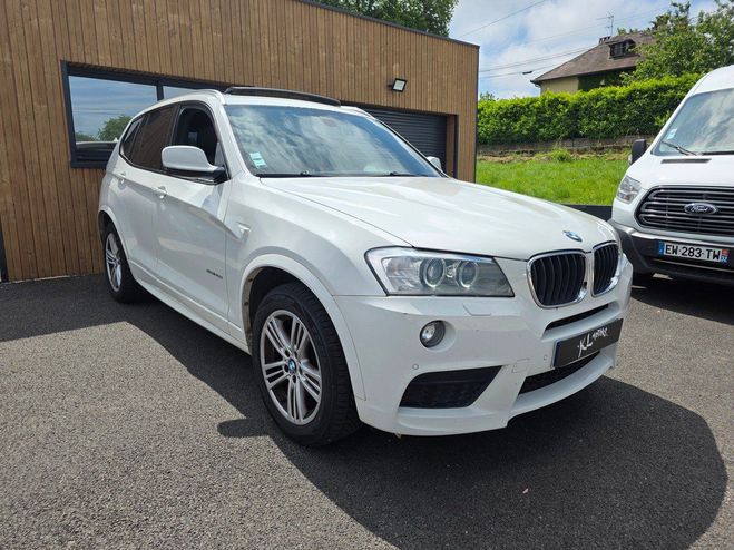 BMW X3 2.0D X-DRIVE PACK M SPORT / TOIT OUVRANT Blanc de 2014