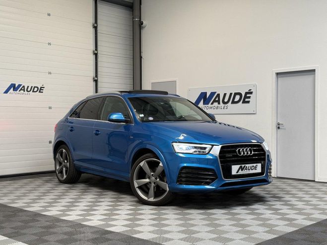 Audi Q3 Quattro 2.0 TFSI 220 CH S-tronic S-Line BLEU de 2016