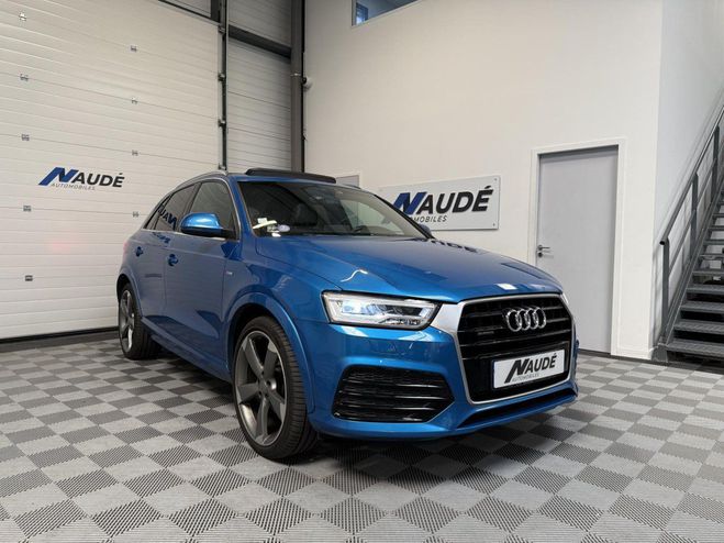 Audi Q3 Quattro 2.0 TFSI 220 CH S-tronic S-Line BLEU de 2016