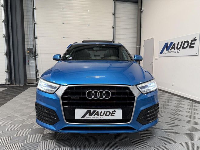Audi Q3 Quattro 2.0 TFSI 220 CH S-tronic S-Line BLEU de 2016