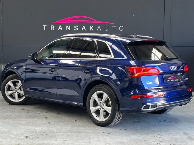 Audi Q5 55 TFSI e 367 S tronic 7 Quattro S LINE  Bleu de 2019