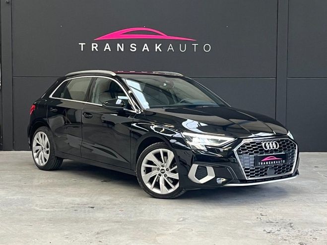 Audi A3 Sportback 30 TDI S LINE SUIVI COMPLET -  Noir de 2021