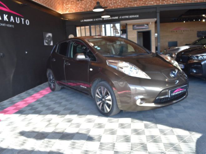 Nissan Leaf Electrique 30kWh Tekna / SUIVI Marron de 2016