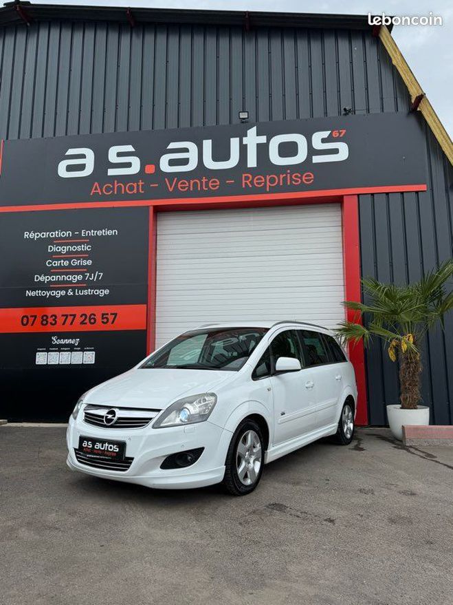 Opel Zafira B 1.9 CDTI 150 cv OPC line Bote auto RE Blanc de 2009