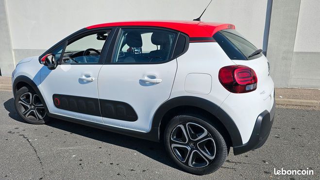 Citroen C3 1.6 hdi 100 cv feel 74.000 km 2018 5 pla Blanc de 2018