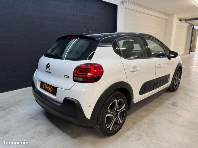 Citroen C3 1.2 PURETECH 110 SHINE CAMERA CARPLAY CL Blanc de 2018