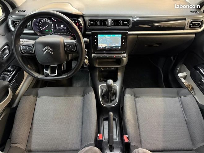 Citroen C3 1.2 PURETECH 110 SHINE CAMERA CARPLAY CL Blanc de 2018