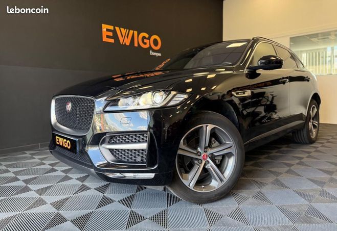 Jaguar F Pace 2.0L D 180ch R-SPORT AWD BVA MERIDIAN CA Noir de 2016