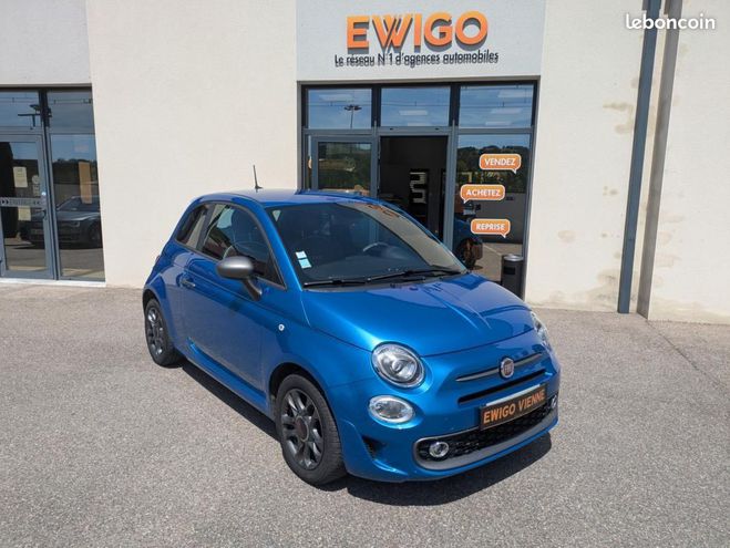 Fiat 500 1.2 70 S CLIM AUTO ANDROID Bleu de 2019