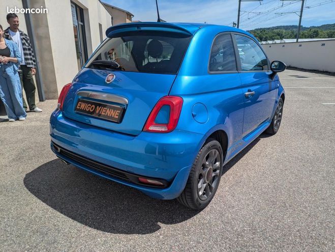 Fiat 500 1.2 70 S CLIM AUTO ANDROID Bleu de 2019