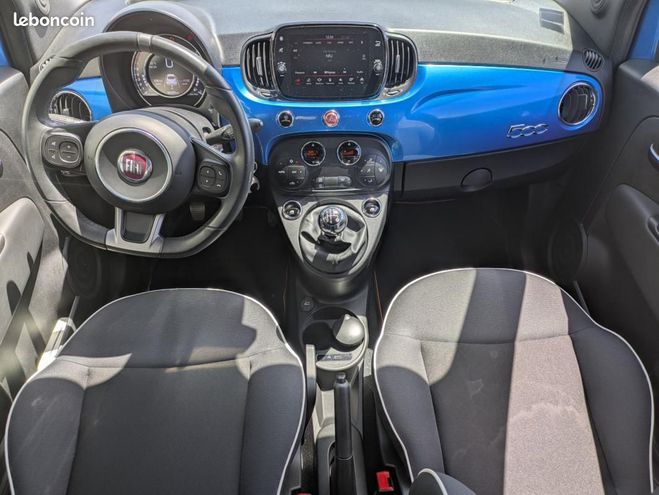 Fiat 500 1.2 70 S CLIM AUTO ANDROID Bleu de 2019
