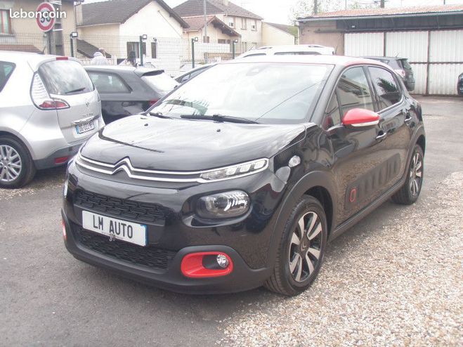 Citroen C3 III (2) 1.2 PURETECH 83 S&S SHINE Noir de 2020