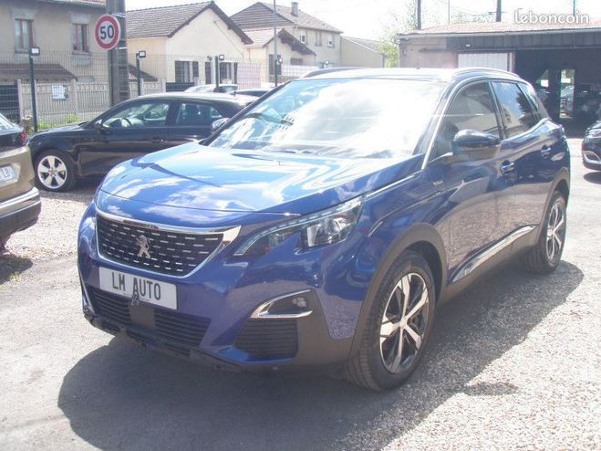 Peugeot 3008 II 1.2 PURETECH 130 S&S GT LINE EAT8 Bleu de 2020