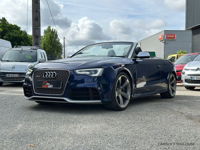 Audi RS5 CABRIOLET 4.2 V8 FSI 450CV - RHD PACK CA Bleu Fonc Mtallis de 2013