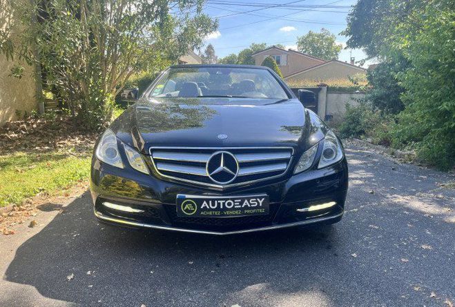 Mercedes Classe E CABRIOLET 220 CDI Executive NOIR de 2011