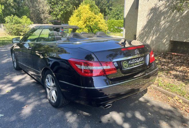 Mercedes Classe E CABRIOLET 220 CDI Executive NOIR de 2011