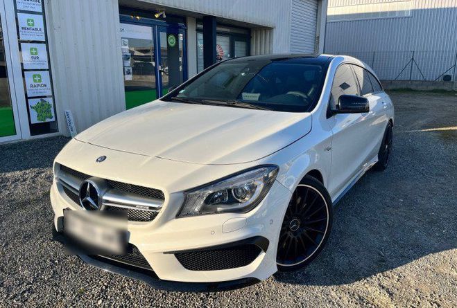 Mercedes Classe CLA ng Brake 45 AMG 360ch 4Matic Speedshift  BLANC de 2016