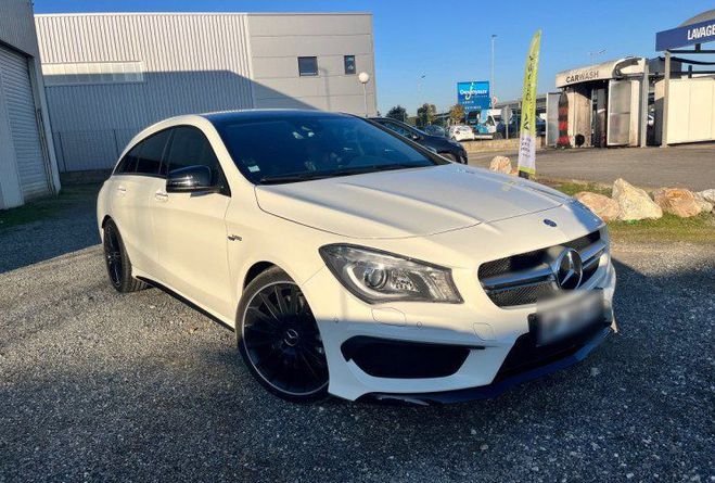 Mercedes Classe CLA ng Brake 45 AMG 360ch 4Matic Speedshift  BLANC de 2016