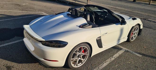 Porsche 718 BOXSTER Spyder /Flat 6 4.0 500 PDK 7 / M Blanc de 2024