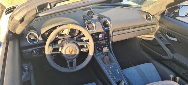 Porsche 718 BOXSTER Spyder /Flat 6 4.0 500 PDK 7 / M Blanc de 2024