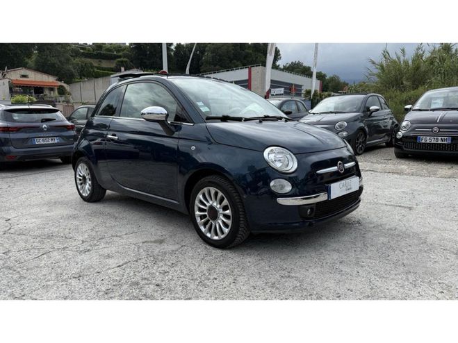 Fiat 500 1.2 69cv Lounge Pack Bleu mtallis de 2014