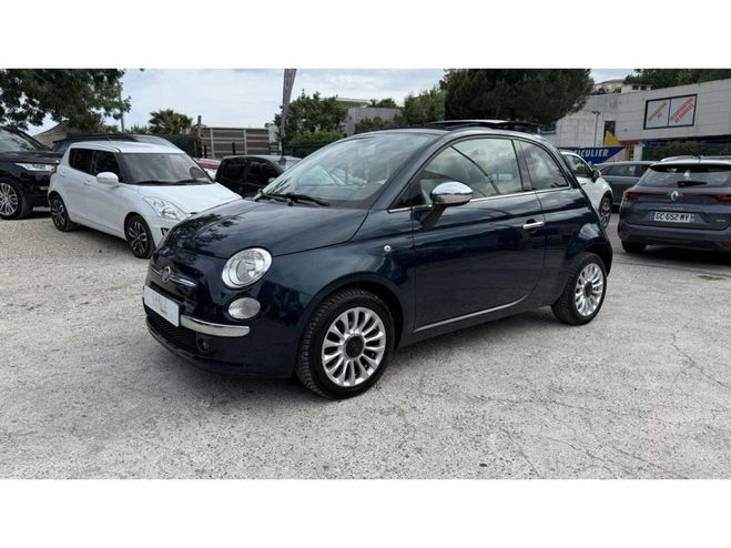 Fiat 500 1.2 69cv Lounge Pack Bleu mtallis de 2014