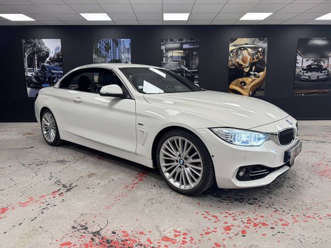 BMW Serie 4 Cabriolet I (F33) 435i 306ch Luxury BLANC de 2015