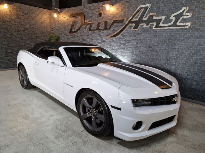 Chevrolet Camaro Cabriolet SS 6.2L V8 405ch BVA 2013 blanc / bandes noires de 2013