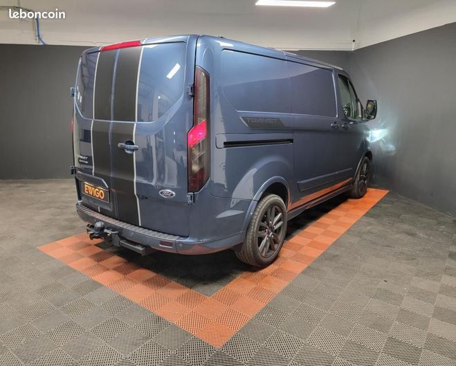 Ford Custom Transit FOURGON 2.0 TDCI 170ch L1H1 SPOR Bleu de 2023