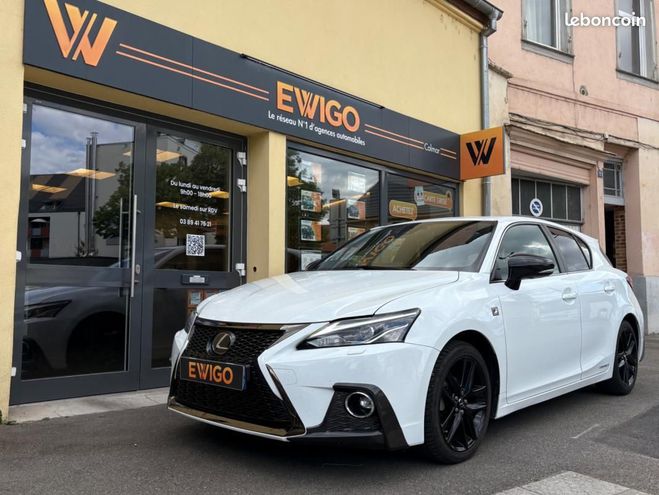 Lexus CT 200h 1.8 200 H 136H 100 HEV F-SPORT BVA  Blanc de 2019