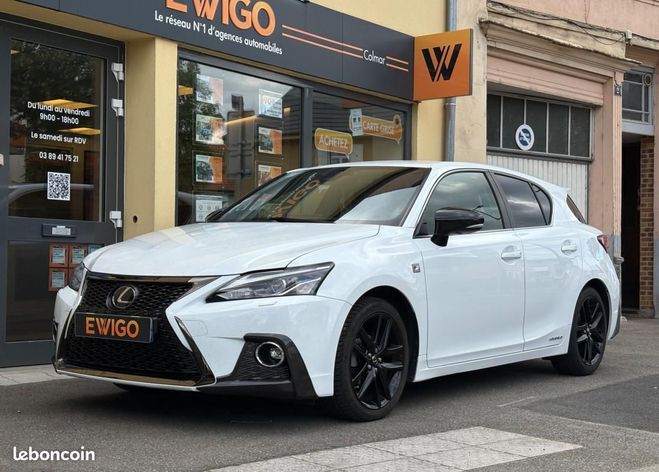 Lexus CT 200h 1.8 200 H 136H 100 HEV F-SPORT BVA  Blanc de 2019