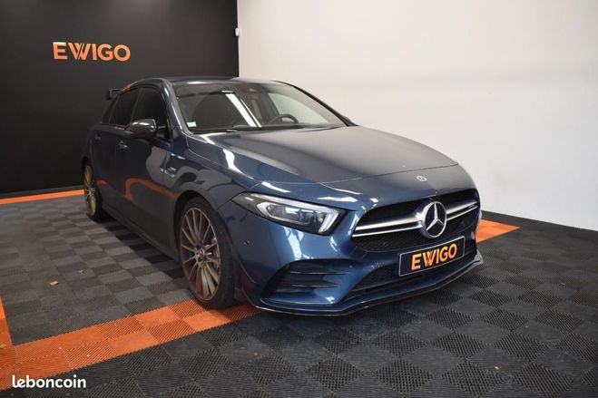 Mercedes Classe A 2.0 35 305 CH AMG 4MATIC 7G-DCT SPEEDSHI Bleu de 2019