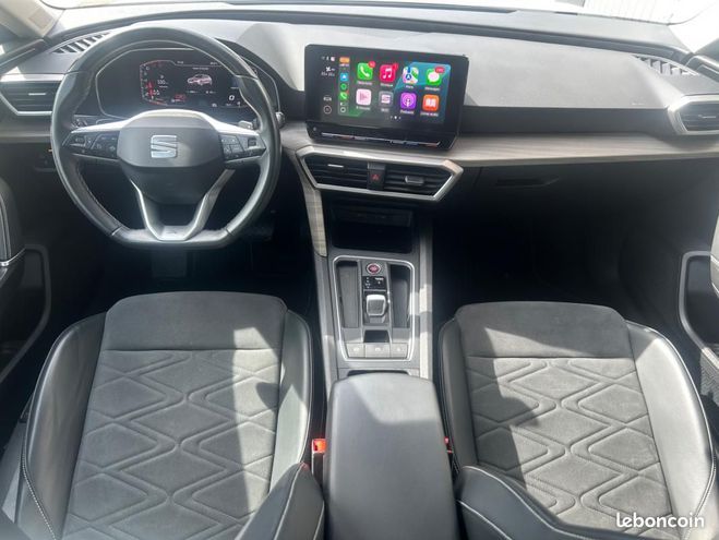 Seat Leon 1.5L E-TSI 150CH XCELLENCE APPLE CARPLAY Blanc de 2021