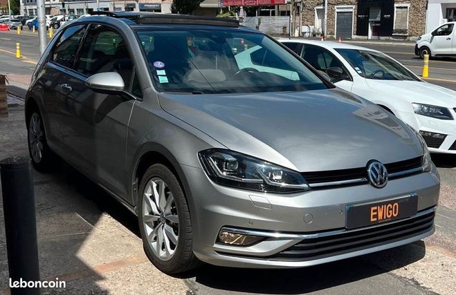 Volkswagen Golf 1.4 TSI 150 BLUEMOTION CARAT DSG Toit Ou Gris de 2017