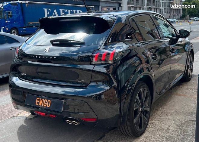 Peugeot 208 GT NOUVELLE GENERATION-II 130 CH EAT 8 T Noir de 2023