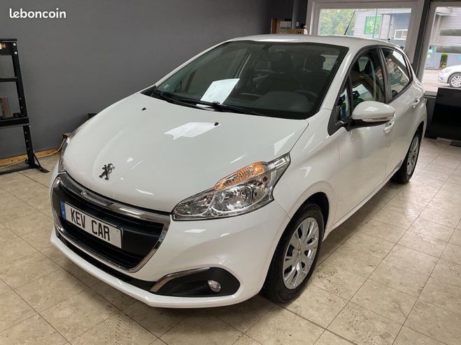 Peugeot 208 HDI 100cv garantie 12mois Blanc de 2019