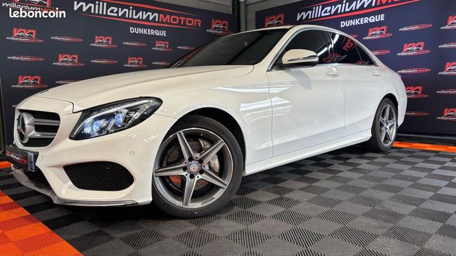 Mercedes Classe C 220d SPORTLINE 4MATIC 170 CV BVA 9G-TRON Blanc de 2017