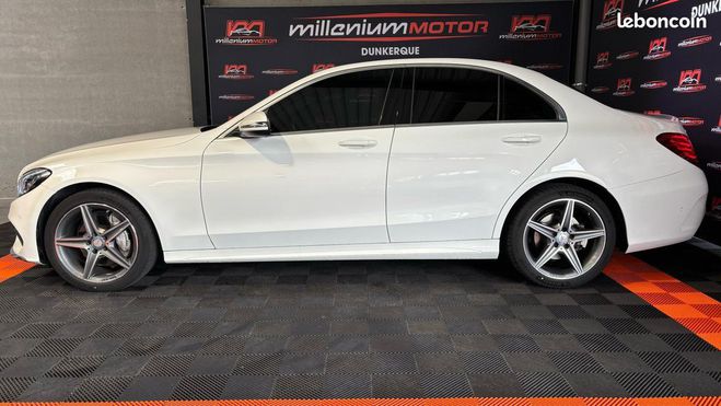 Mercedes Classe C 220d SPORTLINE 4MATIC 170 CV BVA 9G-TRON Blanc de 2017