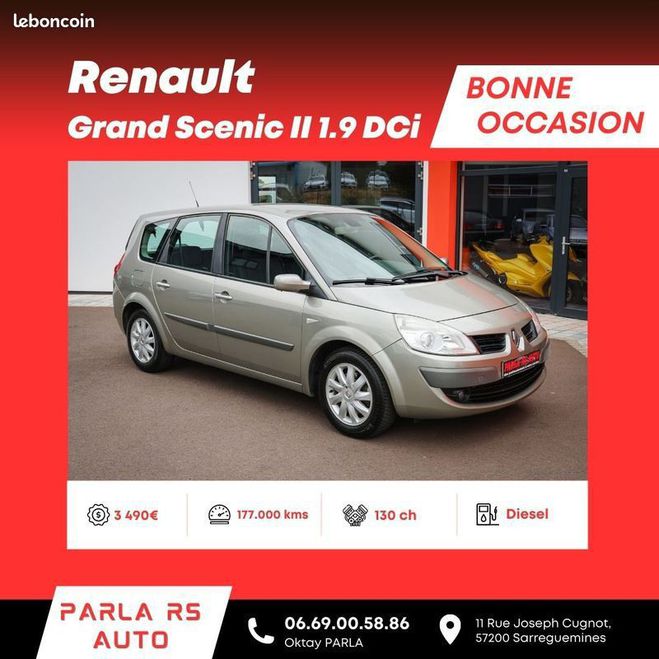 Renault Grand Scenic II 1.9 DCi 130ch 7 places  de 2007
