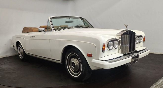 Rolls royce Corniche cabriolet Blanc de 1981