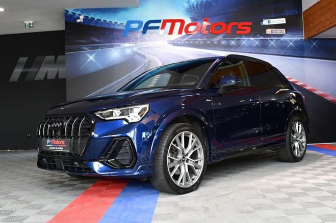 Audi Q3 S-Line 35 TDI 150 S-Tronic GPS Virtual H Bleu de 2022
