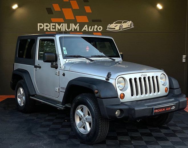 Jeep Wrangler III 2.8 CRD 177 CV 4X4 Attelage Remorque Argent Mtallis de 2007