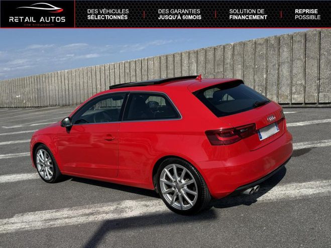 Audi A3 2.0 TDI 150ch FAP Ambition Luxe S tronic Rouge mtallis de 2015