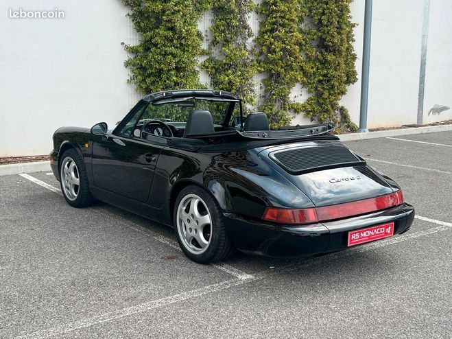 Porsche 911 type 964 carrera 2 cabriolet tiptronic Noir de 1991