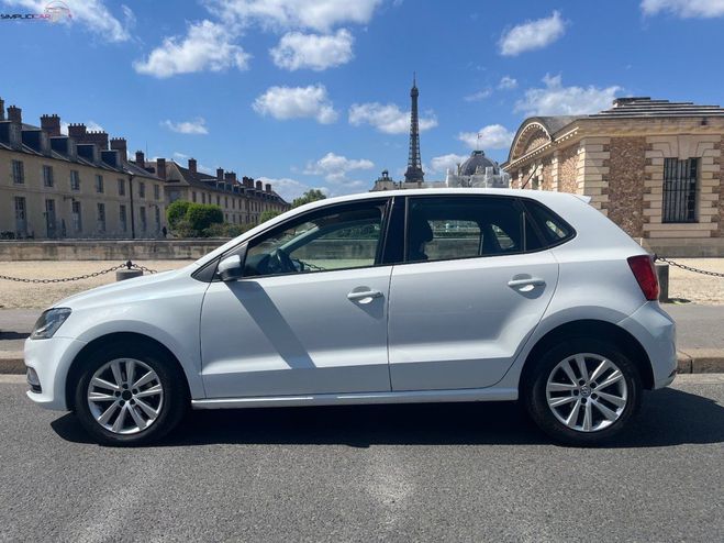 Volkswagen Polo 1.4 TDI 90 BMT Confortline Blanc de 2014