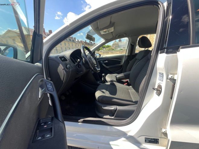 Volkswagen Polo 1.4 TDI 90 BMT Confortline Blanc de 2014